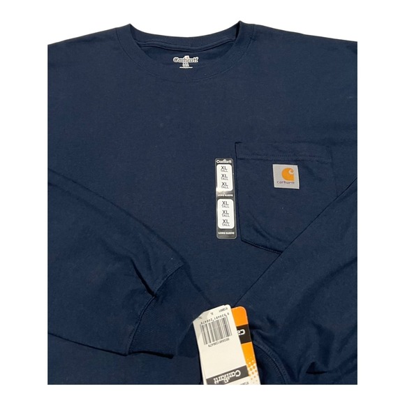 Carhartt Other - NWT Carhartt K126 Pocket T-Shirt‎ Men's XL Tall Navy UPF 50+